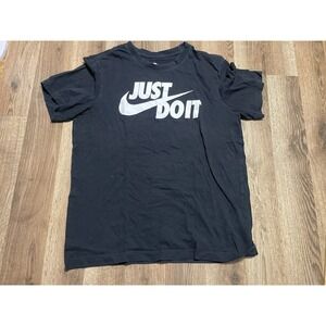 Nike Shirt, Men's Size Small, Black, The Nike Tee, Just Do It